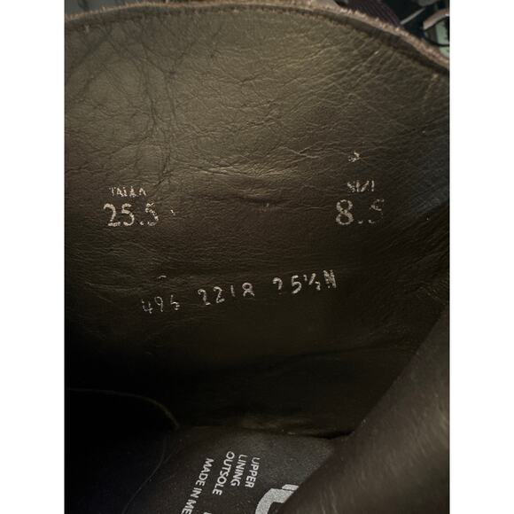 Silverton Patty All Leather Snip Toe Short Boots (Chocolate) Size 8.5 - Picture 9 of 10